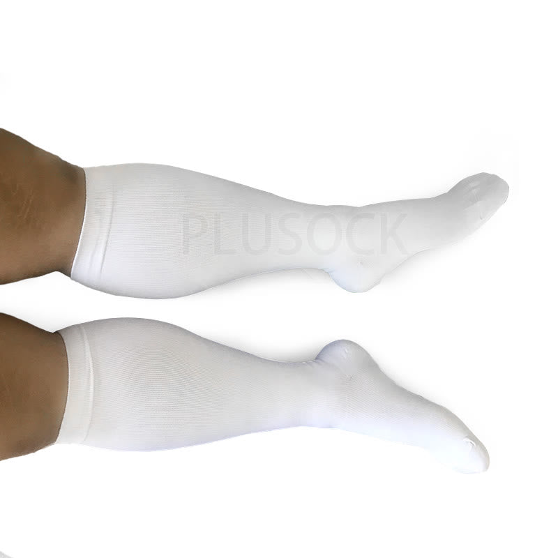 Weiße Kompressionsstrümpfe in Übergrößen 2XL-7XL (15-20 mmHg) - image 5