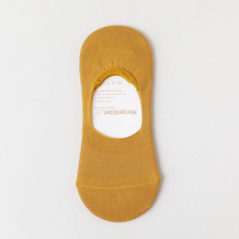 Netzelastische, unsichtbare Socken (5 Paar) - Gelb - EU39-46 (US5-12) - image 19