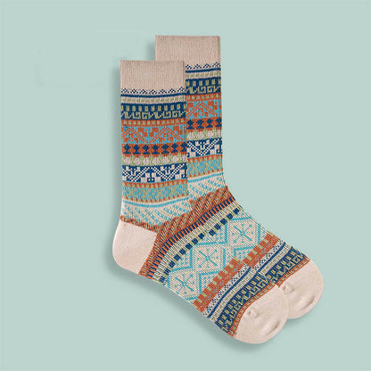 Retro-Socken aus weicher Baumwolle (10 Paar) - Beige - EU37-43 (US4-9) - image 10