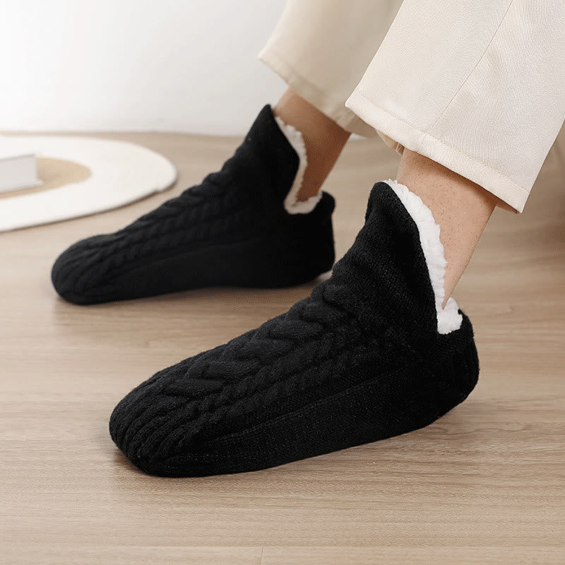 Anti-Rutsch-Hausschuhsocken in Übergröße (2 Paar) - Schwarz - EU36-39 (US3-6) - image 2