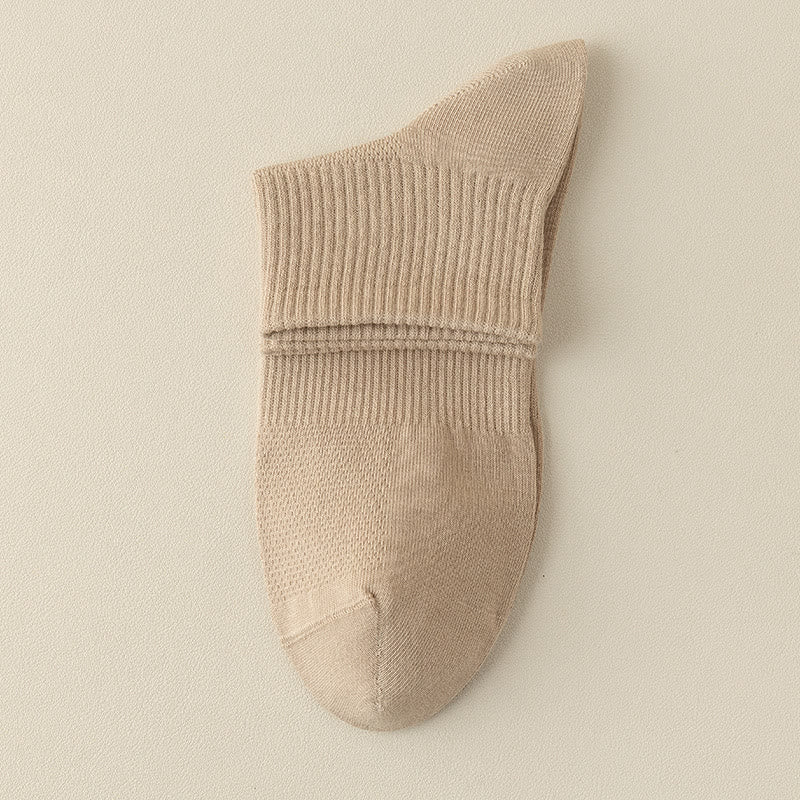 Nahtlose Viertelstrümpfe aus Mesh (5 Paar) - Khaki - EU39-46 (US5-12) - image 16