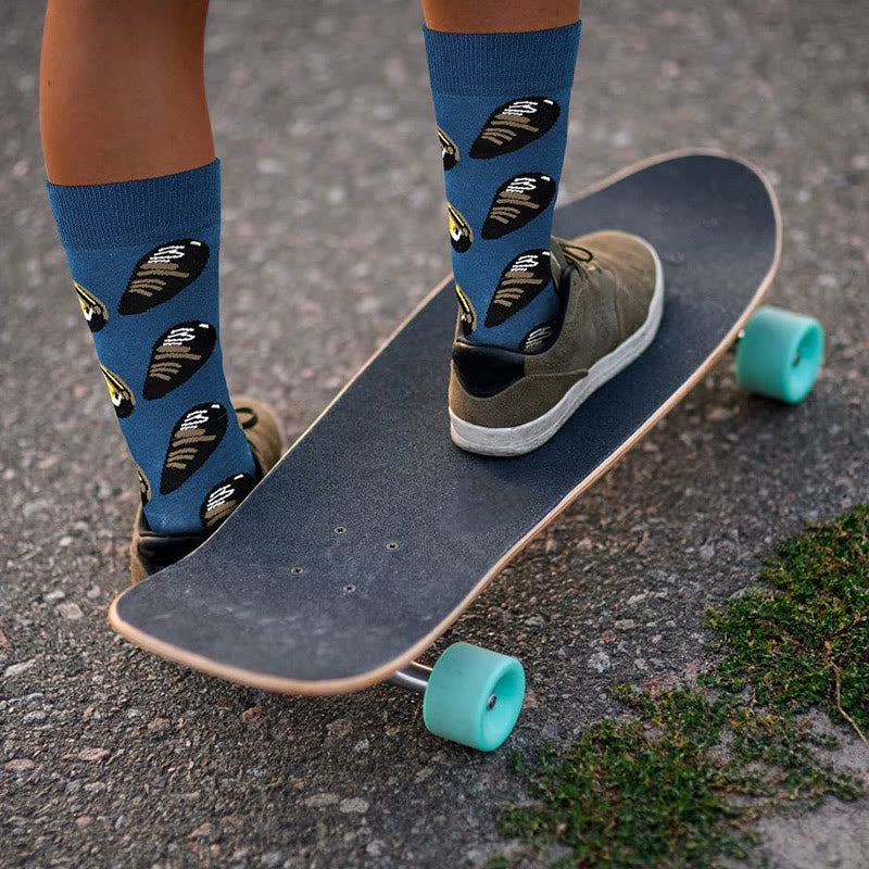 Fun Crew-Socken der Marine-Serie in Übergröße (5 Paar) - image 15