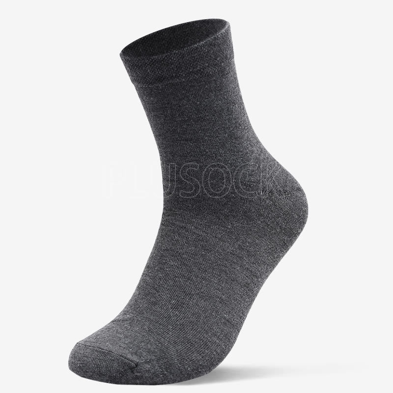 Einfarbige Crew-Socken (8 Paar) - 45-50 - Dunkelgrau - Quartal - image 12