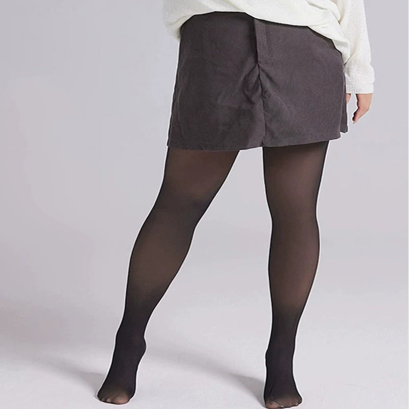 Dicke Strumpfhosen mit hoher Taille in Übergröße - image 7