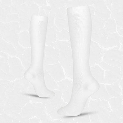 Einfarbige Anti-Rutsch-Kompressionsstrümpfe in Übergröße (6 Paar) - image 2