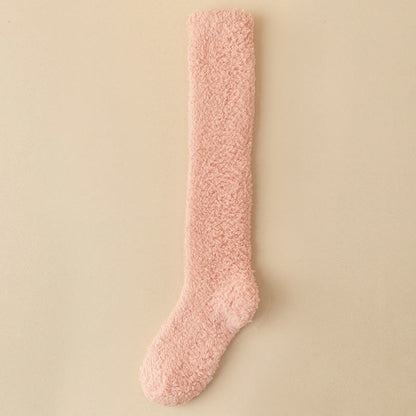 Dicke Plüsch-Kniestrümpfe in Übergröße (5 Paar) - Rosa - EU36-43 (US3-9) - image 12