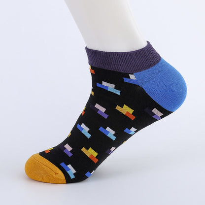 Puzzle-Knöchelsocken (5 Paar) - image 3