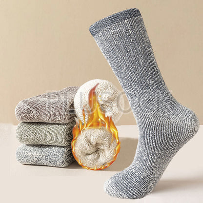 Plus Size Outdoor-Sportsocken aus warmer Wolle (3 Paar) - image 0