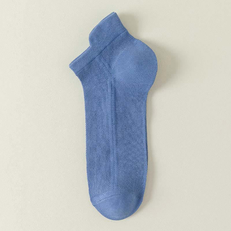 Mesh-Atmungsaktive Knöchelsocken (7 Paar) - Blau - EU44-50 (US10-15) - image 9