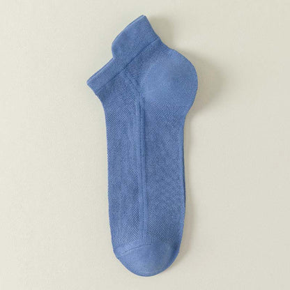 Mesh-Atmungsaktive Knöchelsocken (7 Paar) - Blau - EU44-50 (US10-15) - image 9