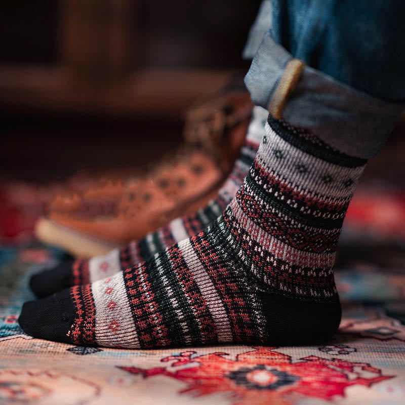 Retro-Socken aus weicher Baumwolle (10 Paar) - image 1