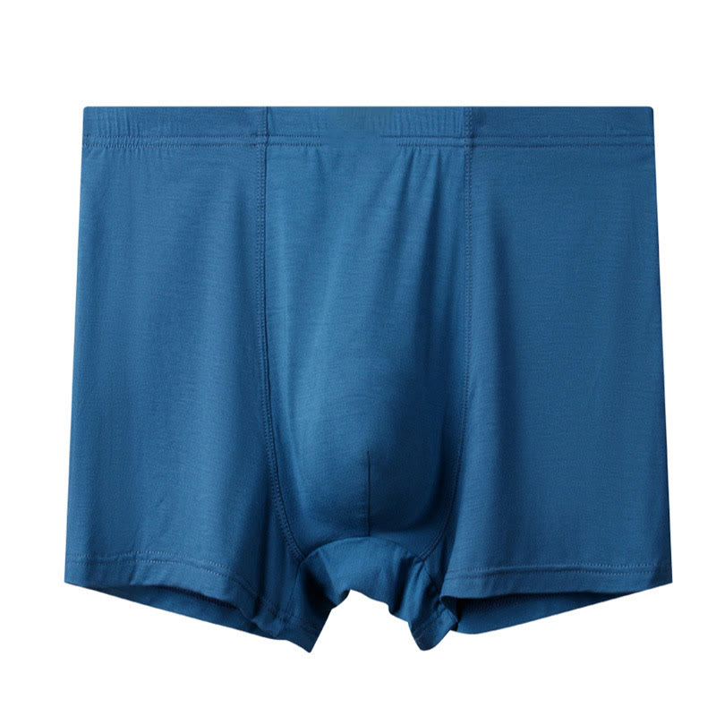 Atmungsaktive Boxershorts mit hoher Taille in Übergröße (1 Packung) - Himmelblau - 13XL - image 8