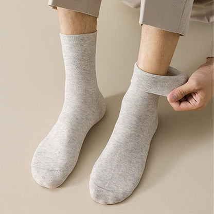 Atmungsaktive Viertelsocken in Übergröße, einfarbig (5 Paar)