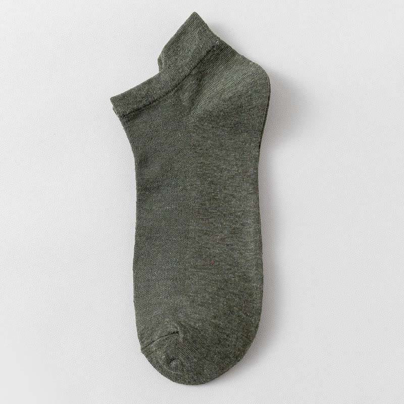 Mehrfarbige, lockere Baumwollsocken (3 Paar) - 42-48 - Grün - image 8