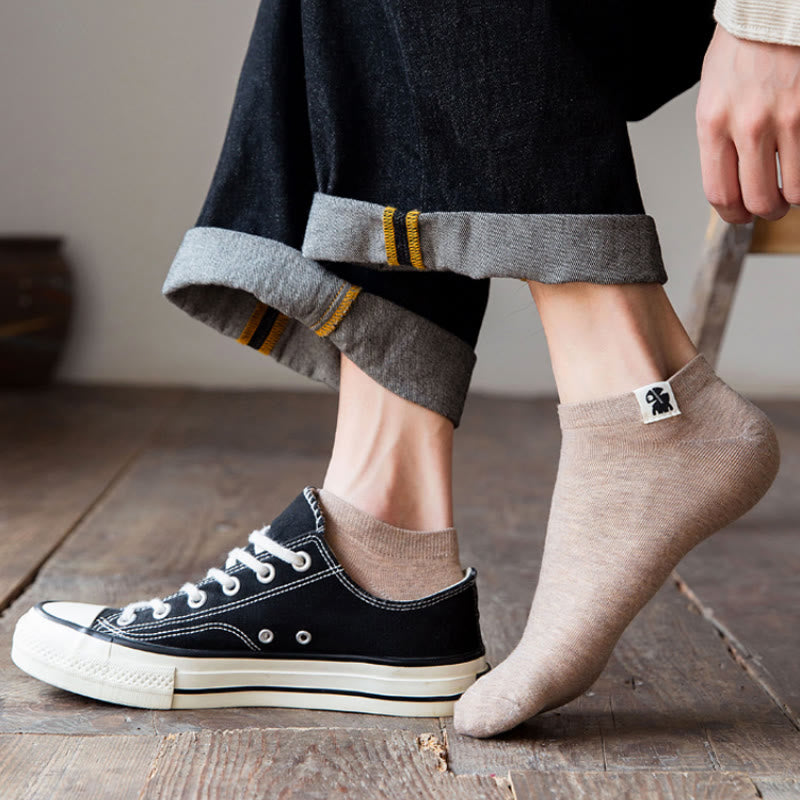 Baumwollsocken mit lustigem Muster in Übergröße (3 Paar)