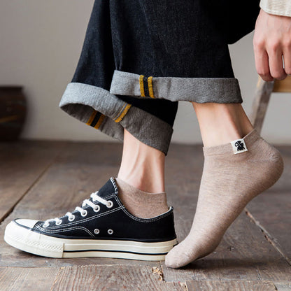Baumwollsocken mit lustigem Muster in Übergröße (3 Paar)