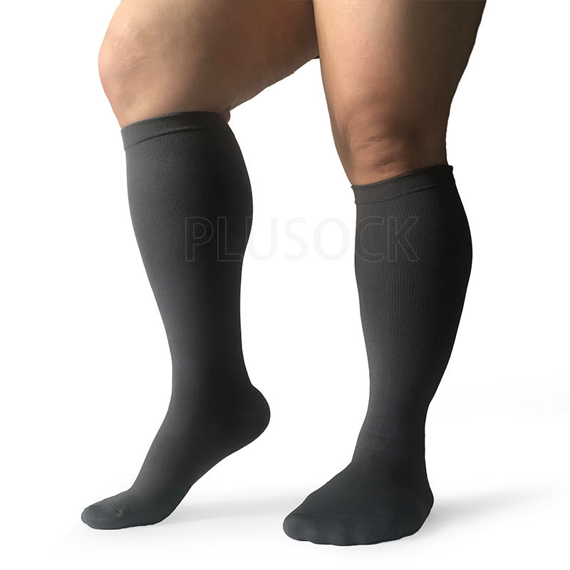Kompressionsstrümpfe in hellen Farben, Übergrößen 2XL- 7XL (3 Paar) - image 5