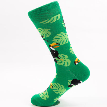 Süße Panda-Crew-Socken in Übergröße (5 Paar)