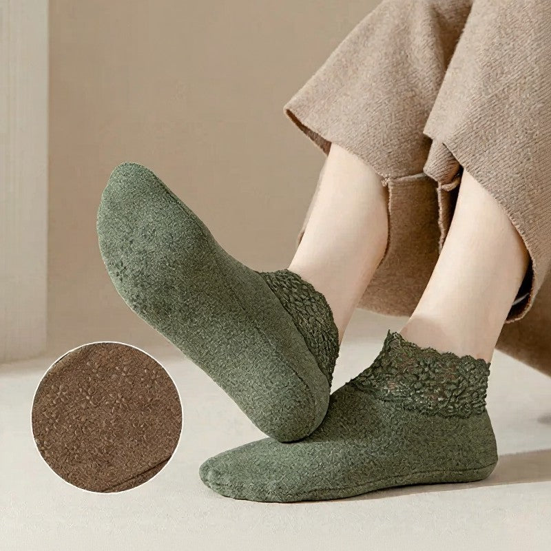 Elegante Knöchelsocken mit Spitzenbesatz (8 Paar) - image 1