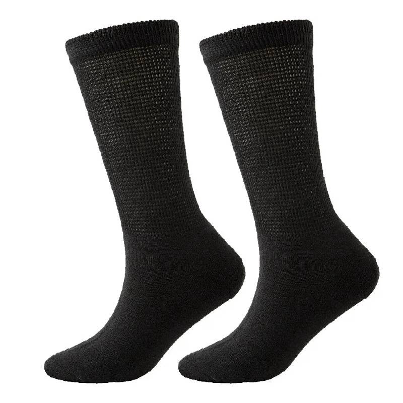 Atmungsaktive, gerippte Socken (3 Paar) - Schwarz - EU37-44 (US4-10) - image 5