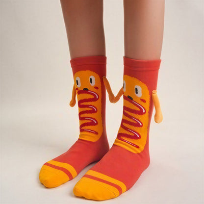 Viertelsocken mit verspieltem Lebensmittel-Print aus Baumwollmischgewebe (3 Paar) - image 5