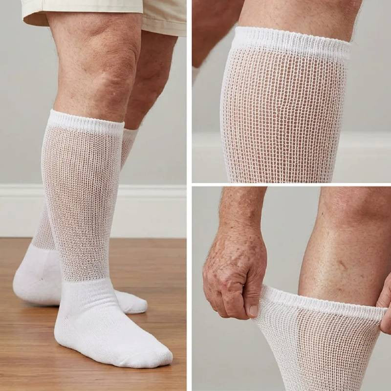 Atmungsaktive, gerippte Socken (3 Paar) - image 9