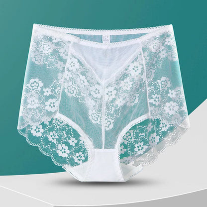 Hoch taillierte Höschen mit Blumenmuster in Übergröße (5 Paar)