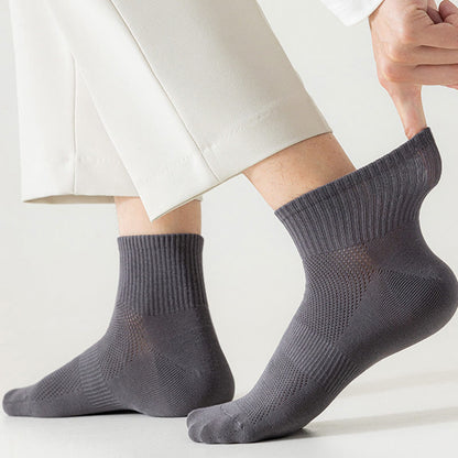 Nahtlose Viertelstrümpfe aus Mesh (5 Paar) - image 5