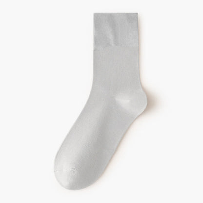Einfarbige, hochelastische Viertelsocken (5 Paar)