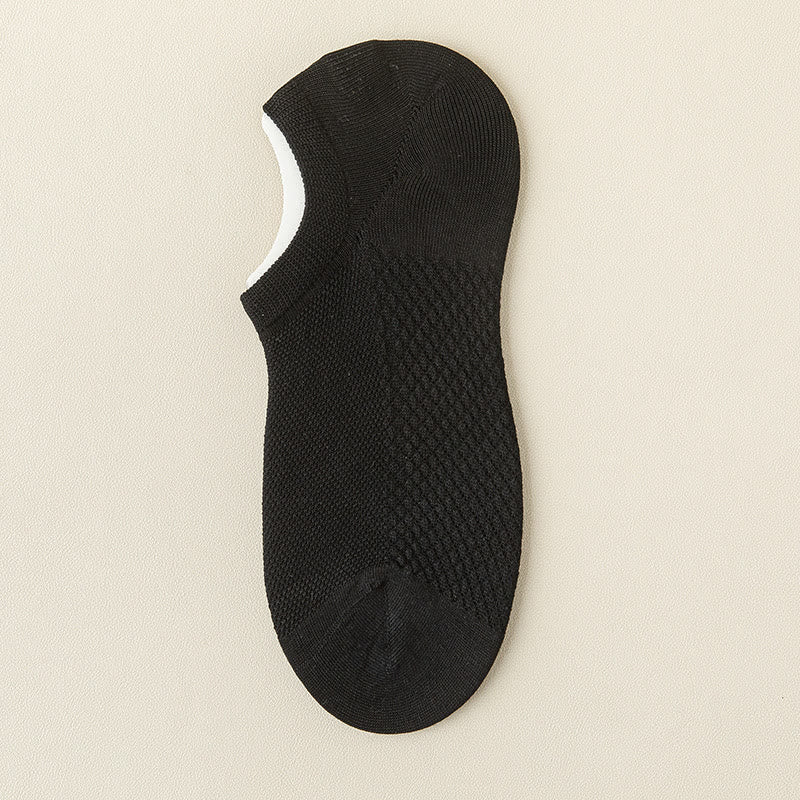 Mesh-Massage-No-Show-Socken (5 Paar) - Schwarz - EU39-46 (US5-12) - image 17