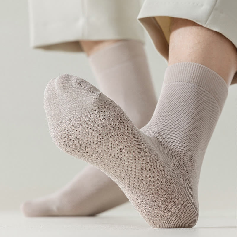 Viertelstrümpfe aus Baumwollnetz (5 Paar) - image 10