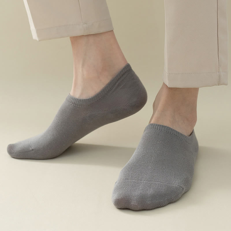 Rutschfeste No-Show-Socken in Übergröße (5 Paar)