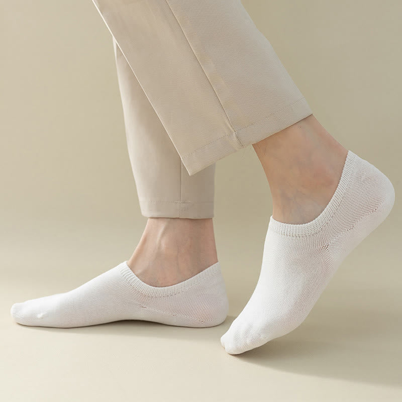 Rutschfeste No-Show-Socken in Übergröße (5 Paar)