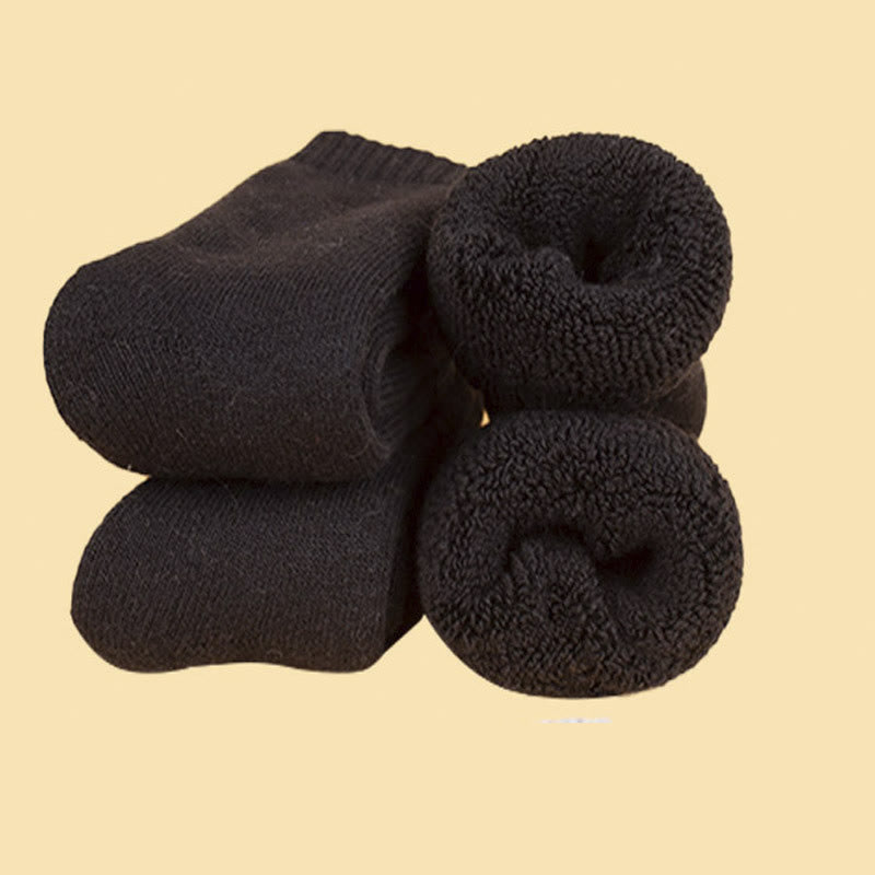 Dicke, isolierte und beheizbare Wintersocken in Übergröße (5 Paar) - Schwarz - EU37-45 (US4-11) - image 14