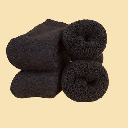 Dicke, isolierte und beheizbare Wintersocken in Übergröße (5 Paar) - Schwarz - EU37-45 (US4-11) - image 14