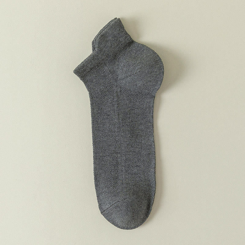 Mesh-Atmungsaktive Knöchelsocken (7 Paar) - Dunkelgrau - EU44-50 (US10-15) - image 12