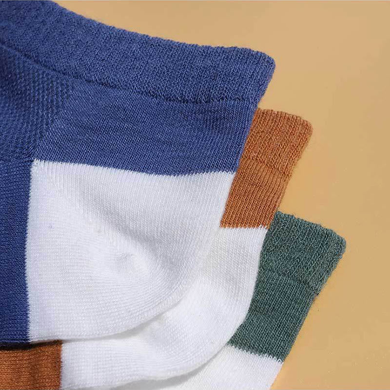 Knöchelsocken aus Netzstoff mit Buchstaben in Übergröße (5 Paar)