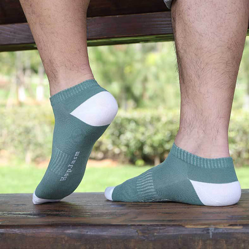 Knöchelsocken aus Netzstoff mit Buchstaben in Übergröße (5 Paar)