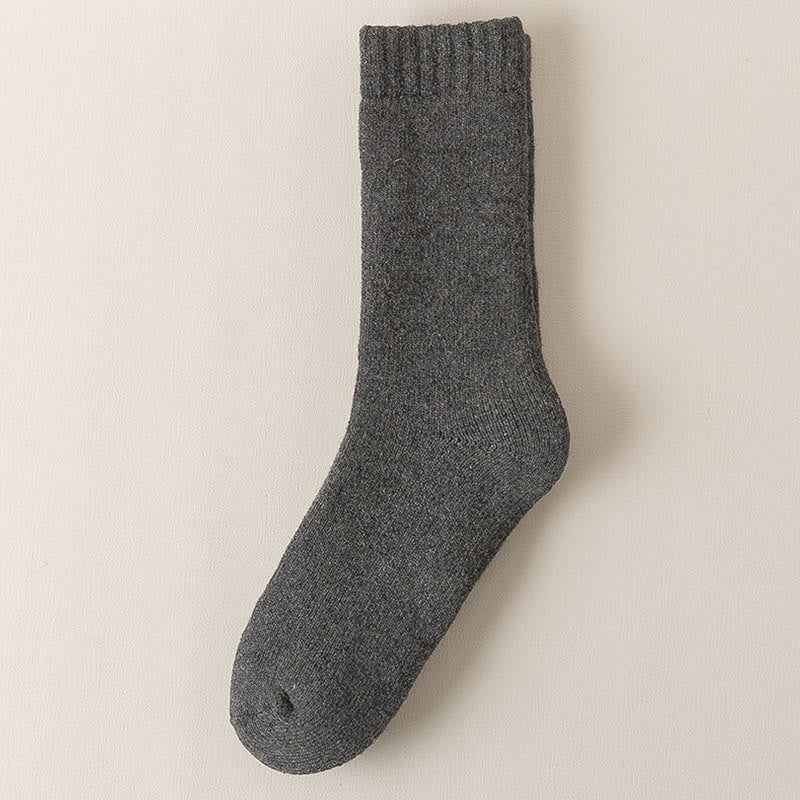 Dicke Viertelstrümpfe in Übergröße (5 Paar) - Dunkelgrau - EU38-45 (US5-11) - image 7