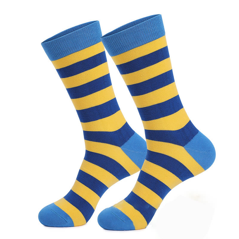 Lustige, lässige Crew-Socken mit Muster (5 Paar) - image 6