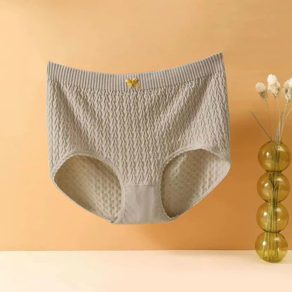 Hochgeschnittene Slips mit Schleife (5 Paar) - Grau - 4XL - image 11