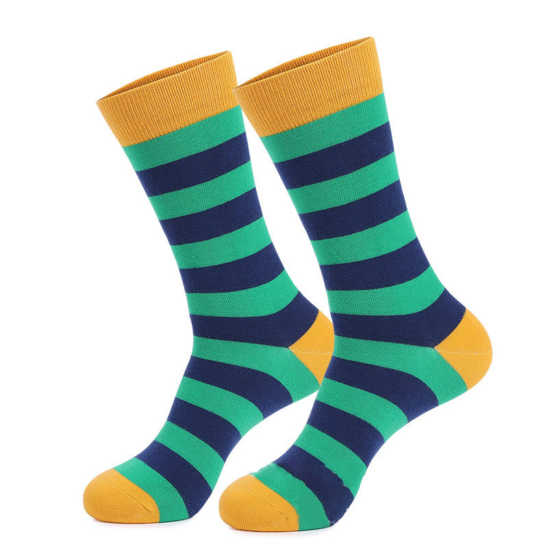 Lustige, lässige Crew-Socken mit Muster (5 Paar) - image 7