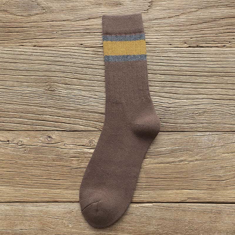 Plus Size Warme, atmungsaktive Viertelsocken (8 Paar) - Kaffee - EU37-45 (US4-11) - image 14