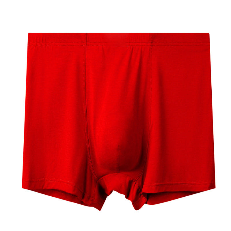 Atmungsaktive Boxershorts mit hoher Taille in Übergröße (1 Packung)