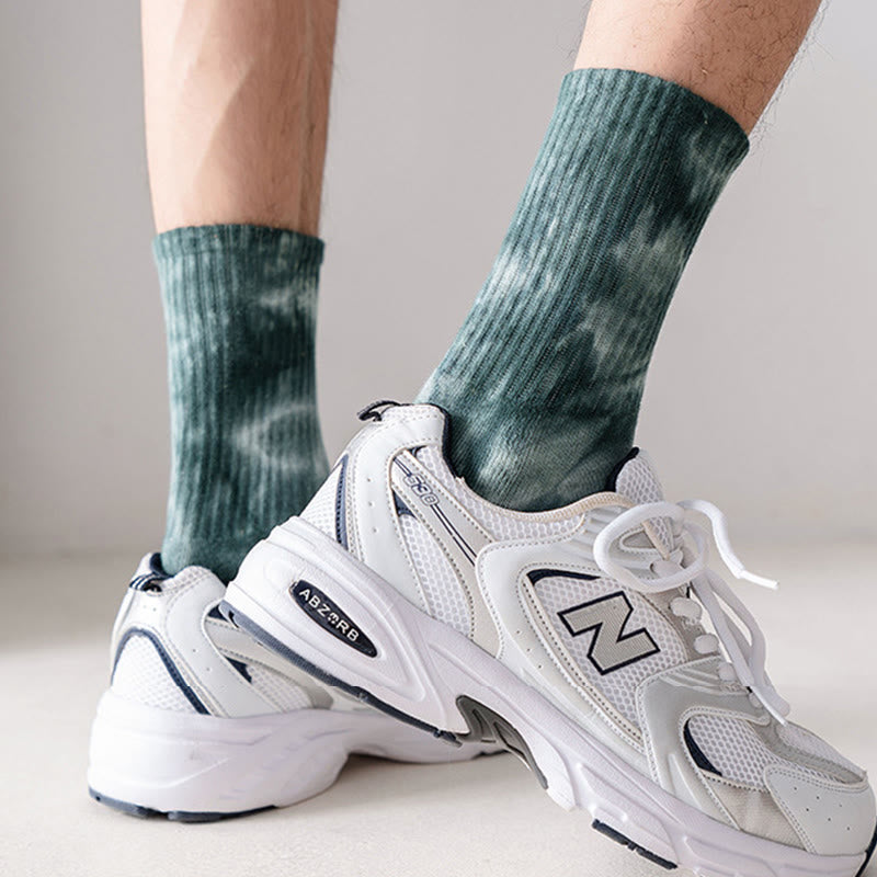 Bunte Viertelsocken im Batik-Look (4 Paar) - image 5