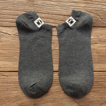 Baumwollsocken mit lustigem Muster in Übergröße (3 Paar)