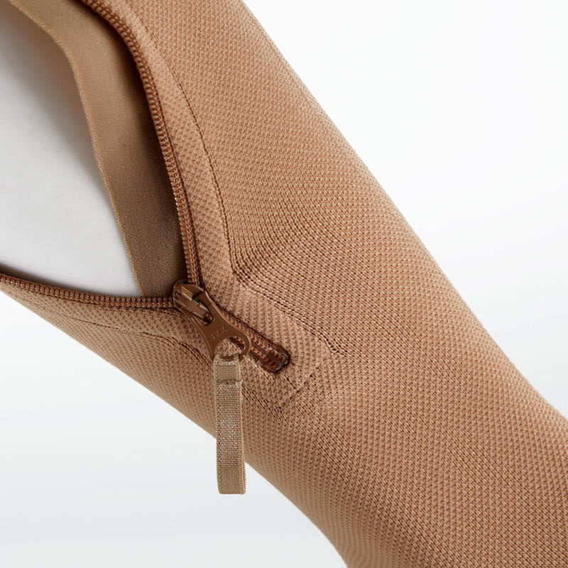 Abgestufte Kompressionssocken mit Reißverschluss und offener Spitze - image 6