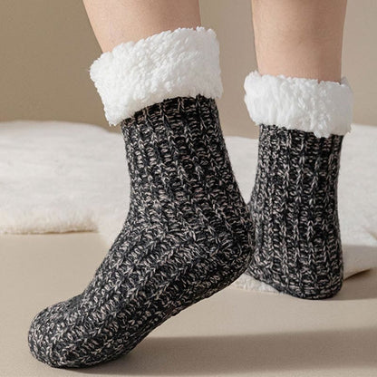 Bequeme dicke Fleece-Hausschuhsocken in Übergröße (2 Paar) - image 10