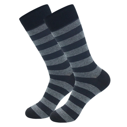 Graue, gestreifte Socken (5 Paar) - image 6