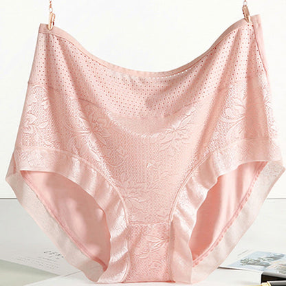 Hochgeschnittene, dünne Slips (5 Paar) - Rosa - 5XL - image 14